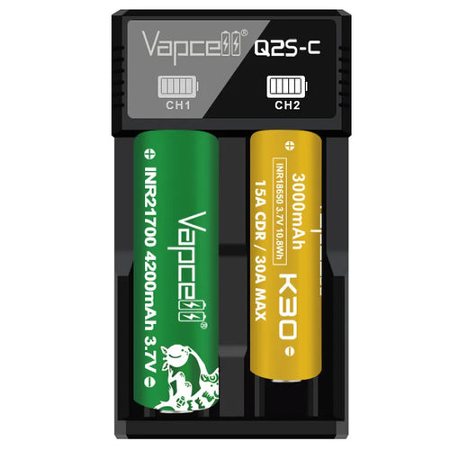 Vapcell Q2S-C Type-C Battery Charger