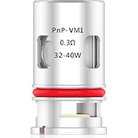 Voopoo PnP Replacement Coils PnP-VM1 0.3ohm On White Background