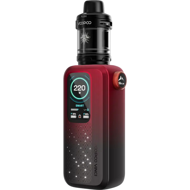 VooPoo Vinci Spark 220W Kit: Dual 18650 Mod with GENE.TT 2.0 VooPoo Vinci Spark 220W Kit: Dual 18650 Mod with GENE.TT 2.0