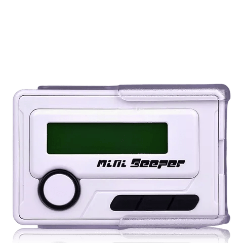 Wizman Mini Beeper Pod Kit White Wave On White Background
