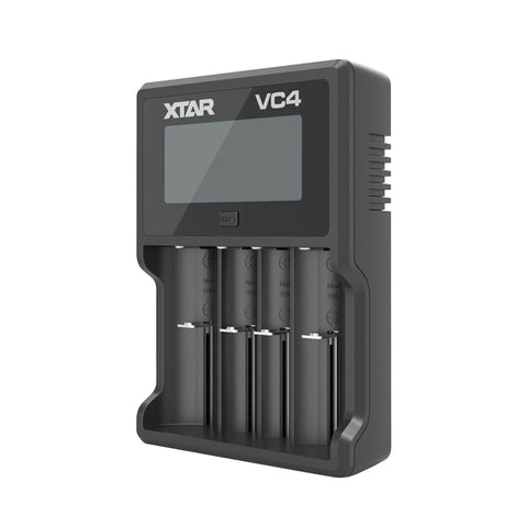XTAR VC4 Ni - Mh Li - ion Battery Charger On White Background