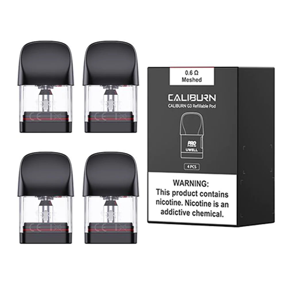 Uwell Caliburn G3 Refillable Replacement Pods - Max Flavour Uwell Caliburn G3 Refillable Replacement Pods - Max Flavour