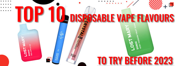 Top 10 Disposable Vape Flavours to Try Before 2023 - Vaping 101