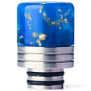 510 Extended Metal Base Resin Drip Tip Blue