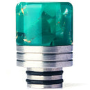 510 Extended Metal Base Resin Drip Tip Green