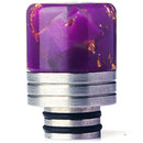 510 Extended Metal Base Resin Drip Tip Purple