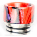 810 Metal Base Resin Drip Tips Red