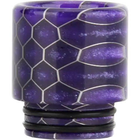 810 purple cobra coloured drip tip on clear background