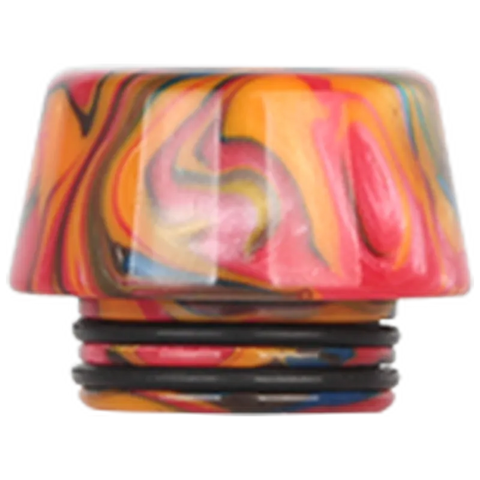 810 Stubby Conical Resin Drip Tip Orange