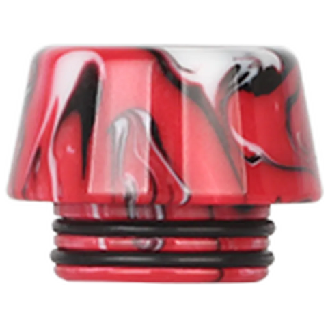 810 Stubby Conical Resin Drip Tip Red