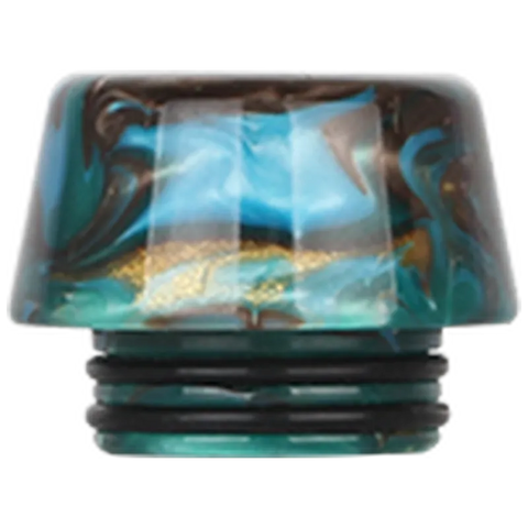 810 Stubby Conical Resin Drip Tip Teal