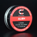 Coilology Handcrafted Coils Alien 3-28 36 SS316L 0.13Ω 2.5mm ID