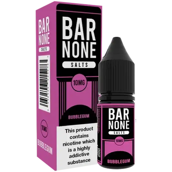 Bar None 10ml Nic Salts Bubblegum