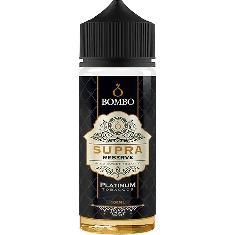 bombo platinum tobacco supra reserve flavour on a clear background