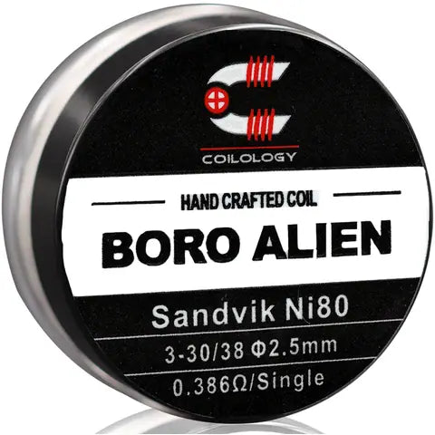 Coilology Sandvik Ni80 MTL & Boro Coils – 2 Pack
