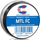 Coilology Prebuilt Sandvik MTL Fused Clapton Coils SS316L 0.49 Ohm