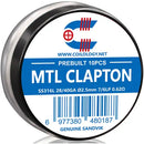 Coilology Prebuilt Sandvik MTL Clapton Coils SS316L 0.62 Ohm