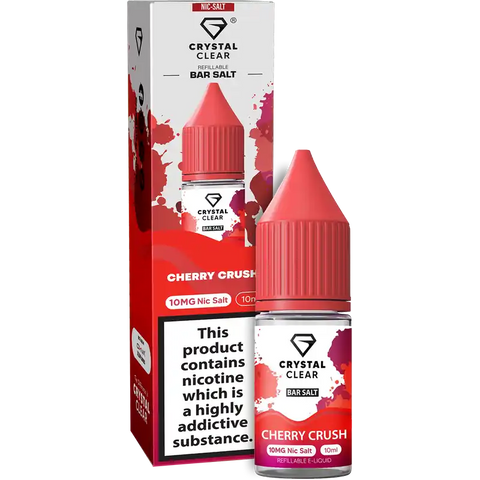 Crystal Clear Nic Salts 10ml Cherry Crush