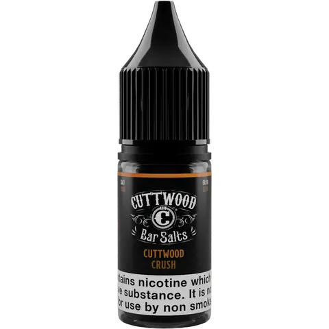 Cuttwood Bar Salts 10ml Nic Salt Cuttwood Crush Disposable Juice Bottle On Clear Background