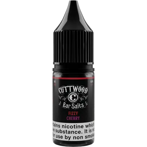 Cuttwood Bar Salts 10ml Nic Salt Fizzy Cherry Disposable Juice Bottle On Clear Background