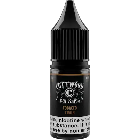 Cuttwood Bar Salts 10ml Nic Salt Tobacco Train Disposable Juice Bottle On Clear Background