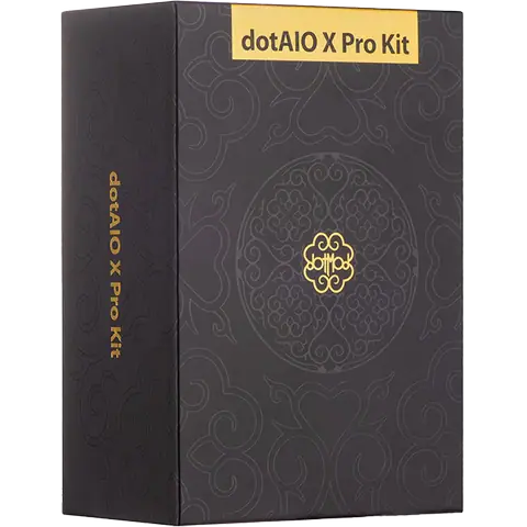 dotmod dotaio x essential kit box on clear background