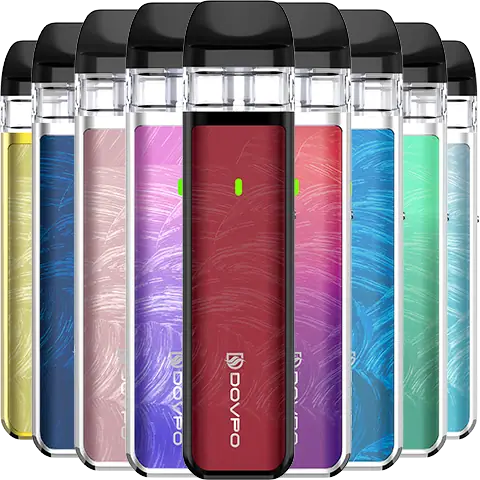 Dovpo Ayce Mini Pod All Colours On Clear Background 