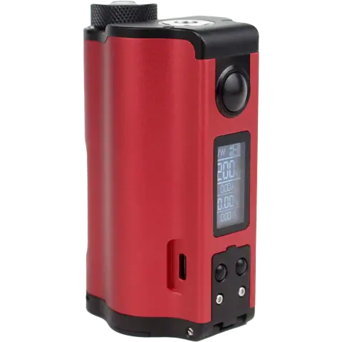 dovpo topside dual squonk mod red clear background