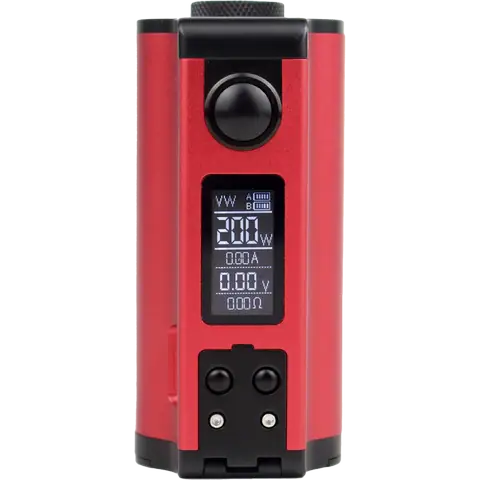 dovpo topside dual squonk mod red front screen clear background