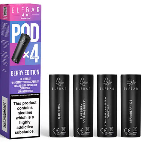 Elfbar 4 in 1 Pods Berry Edition