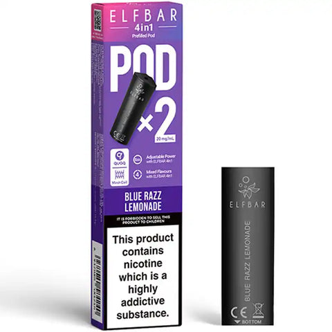 Elfbar 4 in 1 Pods Blue Razz Lemonade