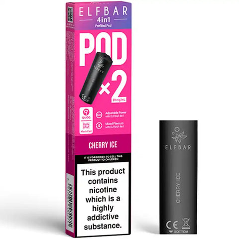 Elfbar 4 in 1 Pods Cherry Ice