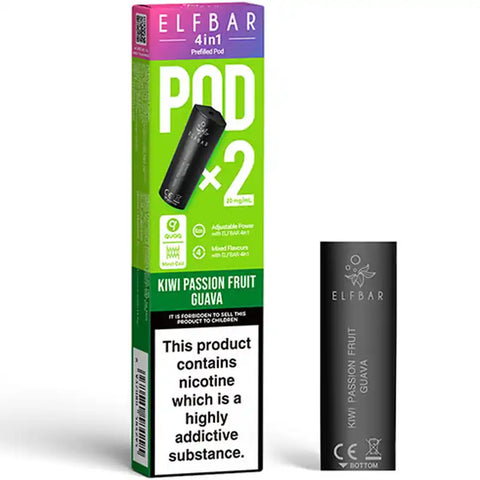 Elfbar 4 in 1 Pods Kiwi Passion Fruit Guava