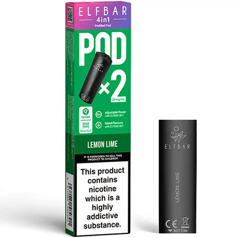 Elfbar 4 in 1 Pods Lemon Lime