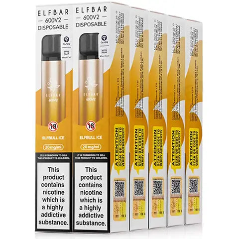 Elf Bar 600 V2 Disposables (Box Of 10)