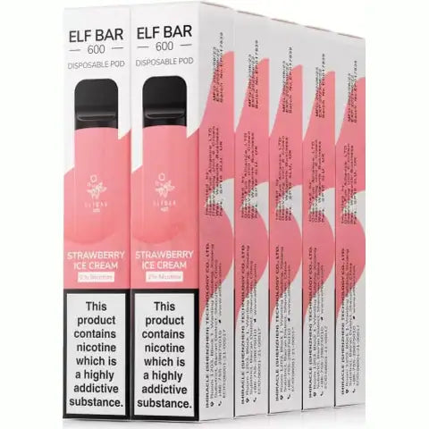 Elf Bar 600 Disposable (Box Of 10)