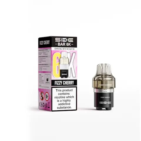SKE Bar 6K Prefilled Pod Fizzy Cherry