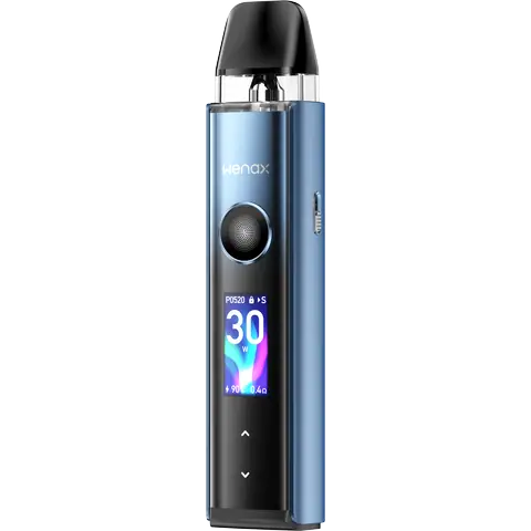 geekvape wenax q pro pod vape kit azure blue on clear background