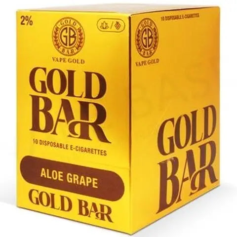 Gold Bar Disposables (Box Of 10)