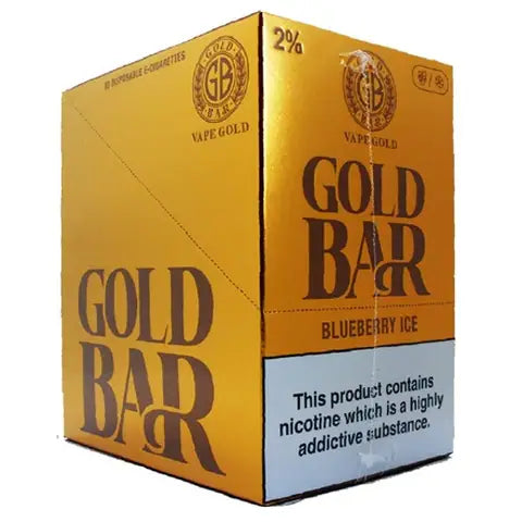 Gold Bar Disposables (Box Of 10)