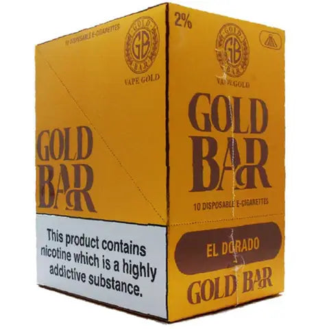 Gold Bar Disposables (Box Of 10)