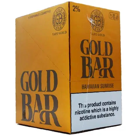 Gold Bar Disposables (Box Of 10)