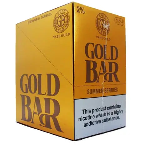 Gold Bar Disposables (Box Of 10)