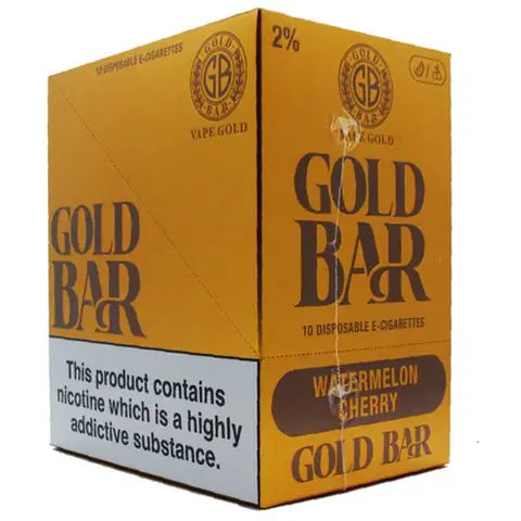 Gold Bar Disposables (Box Of 10)