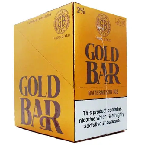 Gold Bar Disposables (Box Of 10)