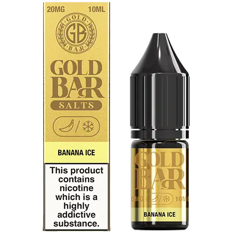 Gold Bar Banana Ice Nic Salts 10ml