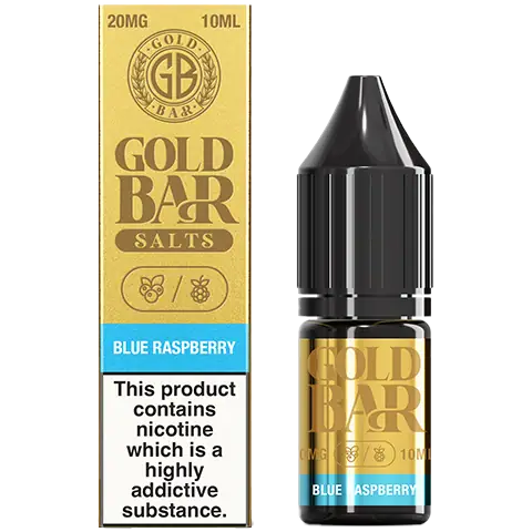 Gold Bar Blue Raspberry Nic Salts 10ml