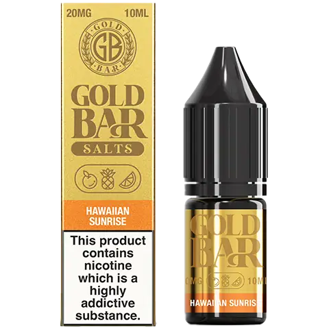 Gold Bar Hawaiian Sunrise Nic Salts 10ml