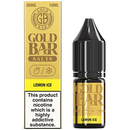 Gold Bar Nic Salts 10ml Lemon Ice 20mg