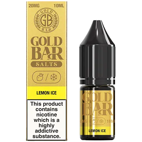 Gold Bar Lemon Ice Nic Salts 10ml